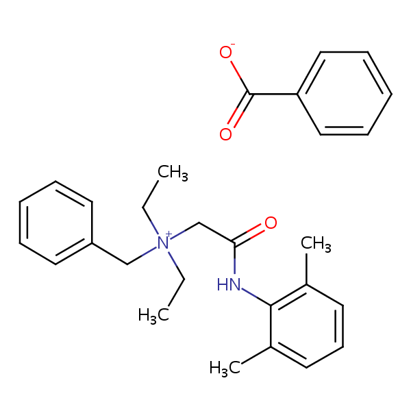 Denatonium benzoate structural formula