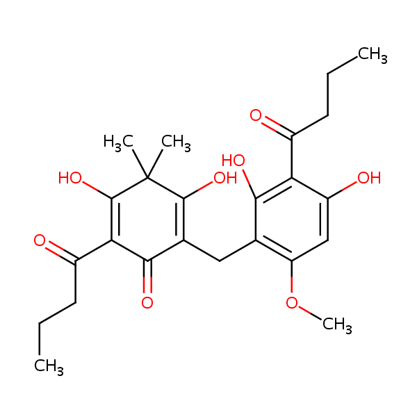 Desaspidin BB structural formula