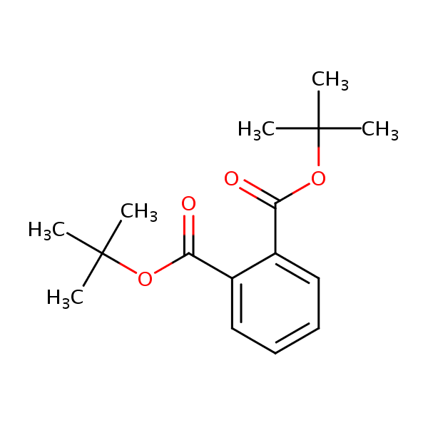 Di-tert-butyl phthalate structural formula