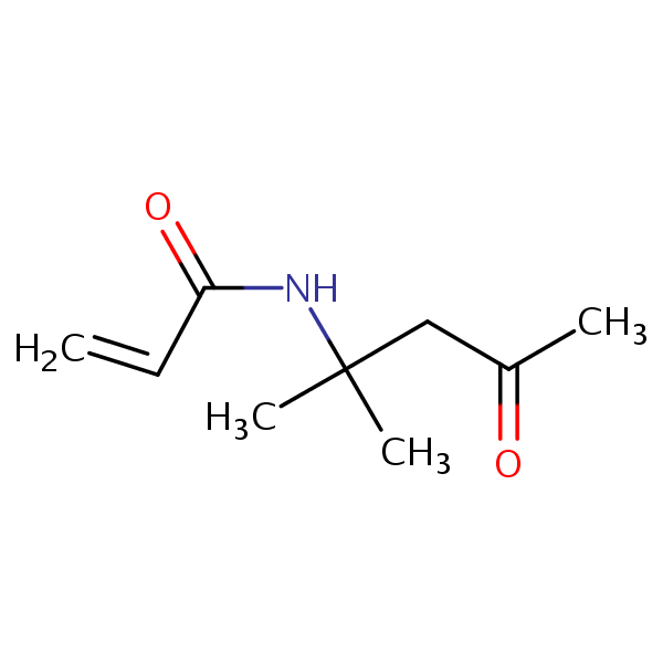 Diacetone acrylamide structural formula