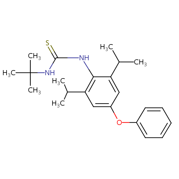 Diafenthiuron structural formula