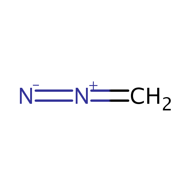 Diazomethane structural formula