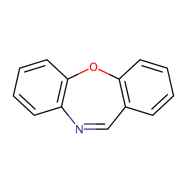 Dibenz[b,f][1,4]oxazepine structural formula