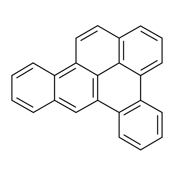 Dibenzo(a,e)pyrene structural formula