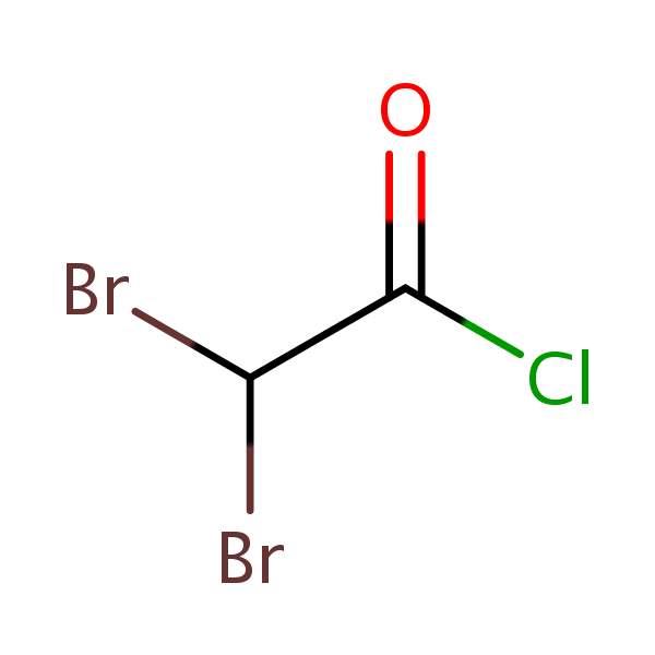Dibromoacetyl chloride structural formula
