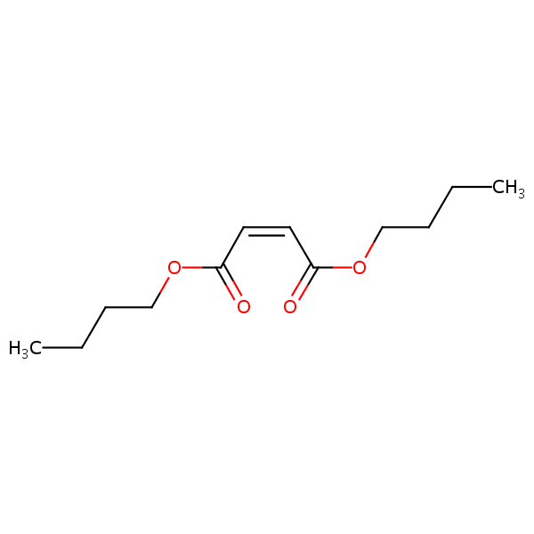 Dibutyl maleate structural formula