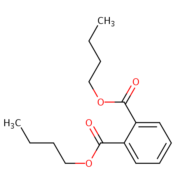 Dibutyl phthalate structural formula