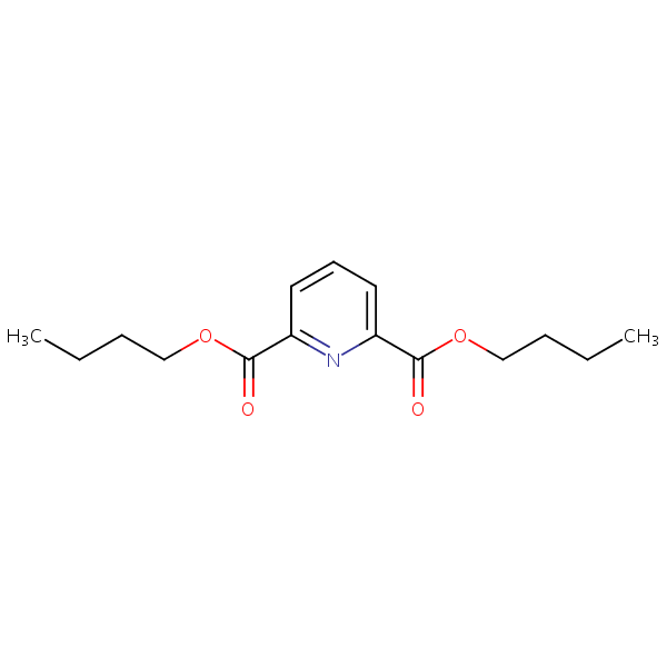Dibutyl pyridine-2,6-dicarboxylate structural formula