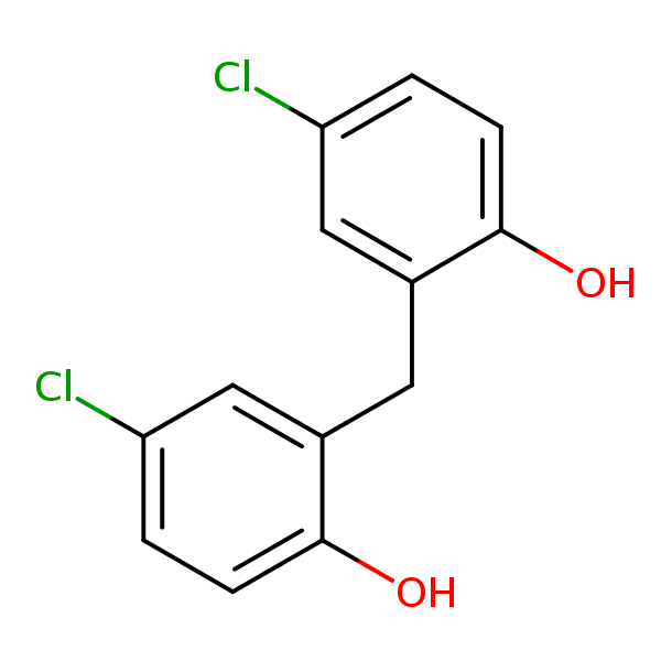 Dichlorophen structural formula