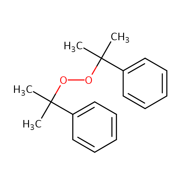 Dicumyl peroxide structural formula