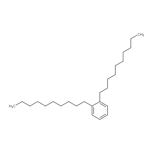 Didecylbenzene structural formula