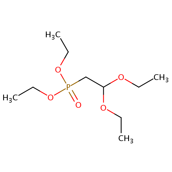 Diethyl (2,2-diethoxyethyl)phosphonate structural formula