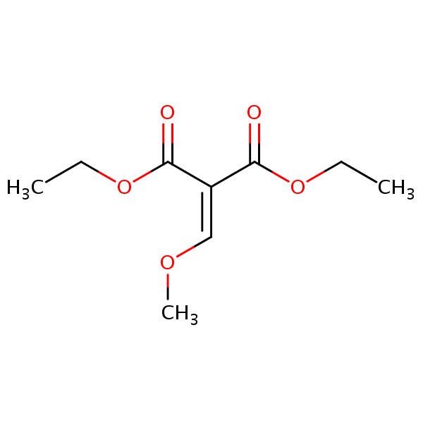 Diethyl methoxymethylenemalonate structural formula