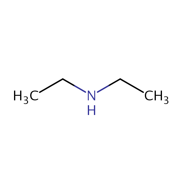 Diethylamine structural formula