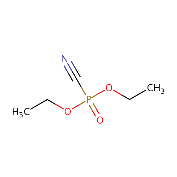 Diethylphosphorocyanidate structural formula