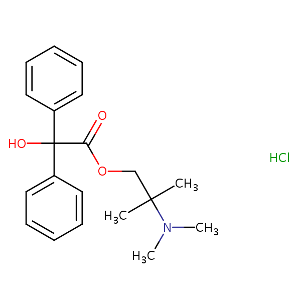 Difemerine hydrochloride structural formula