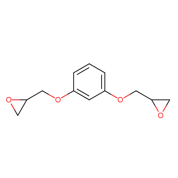 Diglycidyl resorcinol ether structural formula