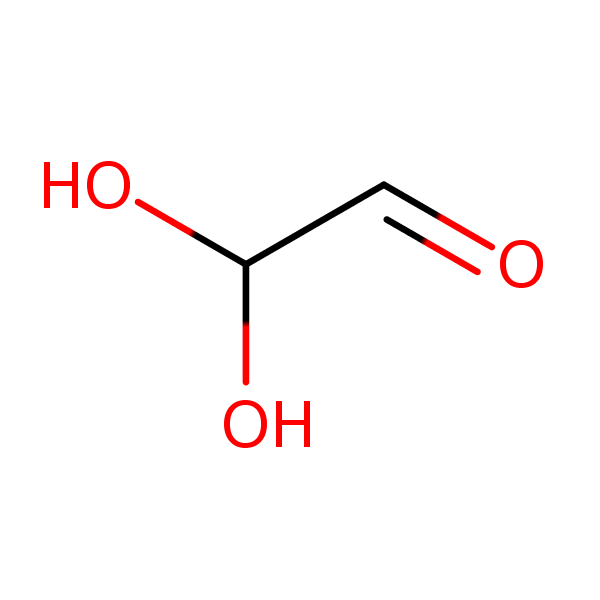 Dihydroxyacetaldehyde structural formula
