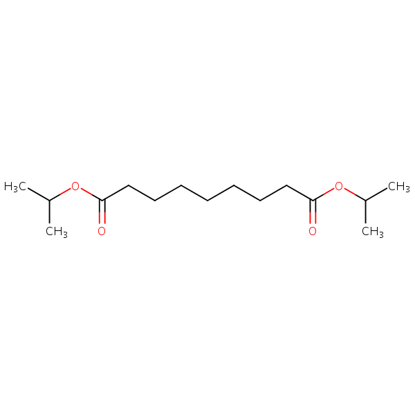 Diisopropyl azelate structural formula