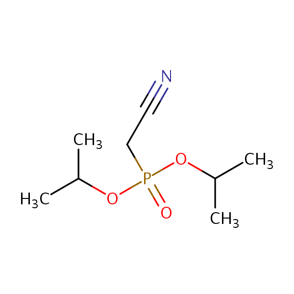 Diisopropyl (cyanomethyl)phosphonate structural formula