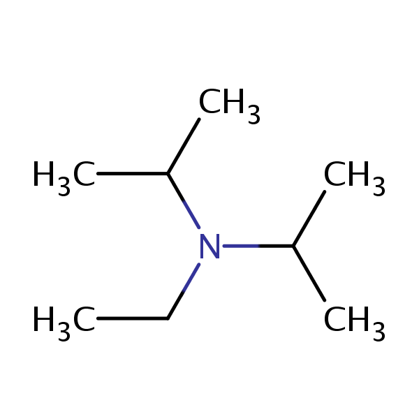 Diisopropylethylamine structural formula