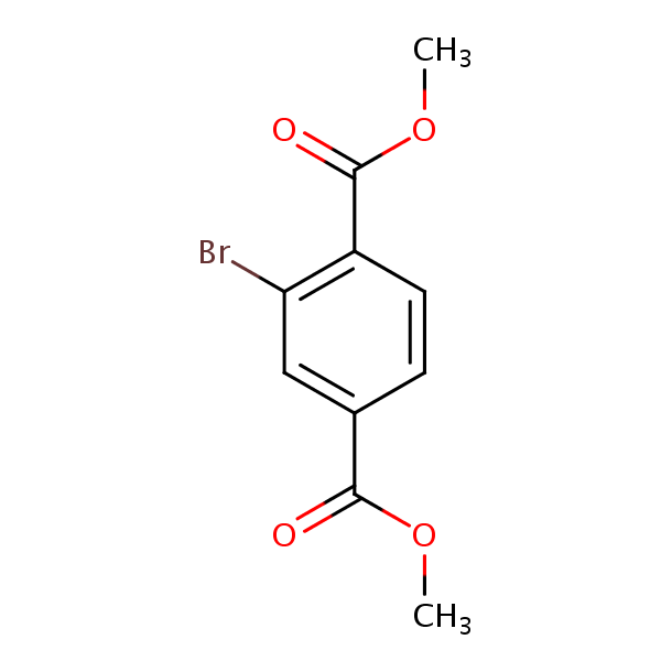 Dimethyl 2-bromoterephthalate structural formula