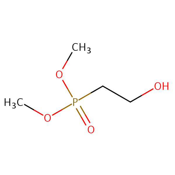 Dimethyl (2-hydroxyethyl)phosphonate structural formula