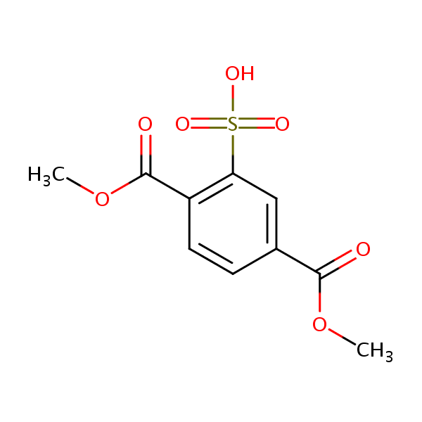 Dimethyl 2-sulphoterephthalate structural formula