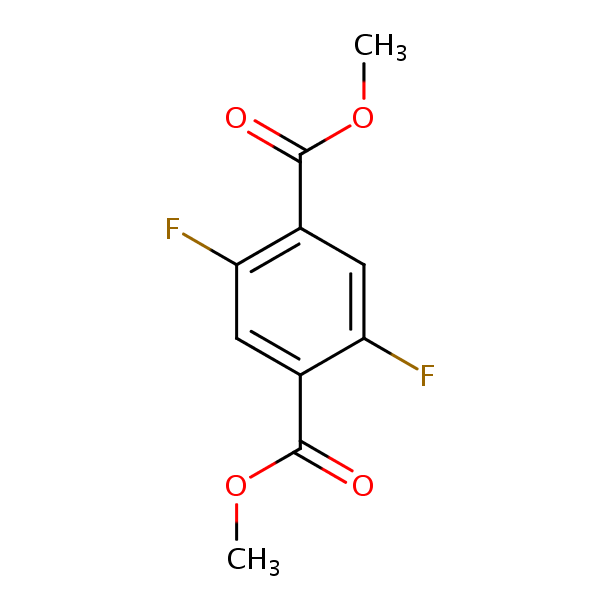 Dimethyl 2,5-difluoroterephthalate structural formula
