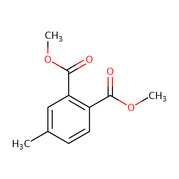 Dimethyl 4-methylphthalate structural formula