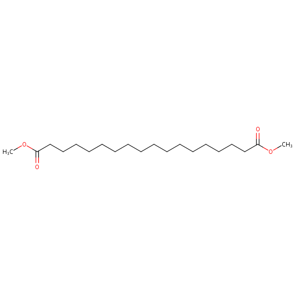 Dimethyl octadecanedioate structural formula