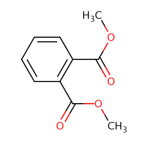 Dimethyl phthalate structural formula