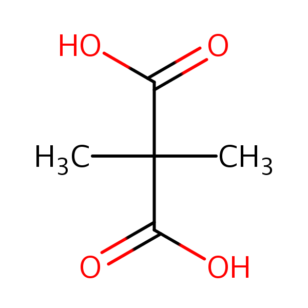 Dimethylmalonic Acid structural formula