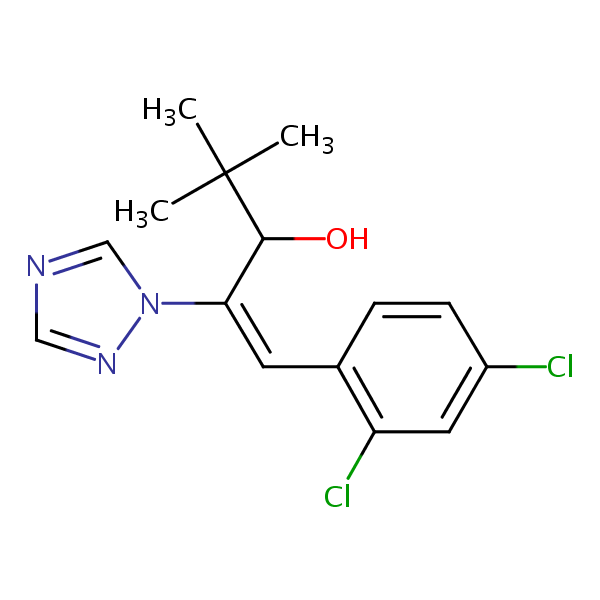 Diniconazole structural formula