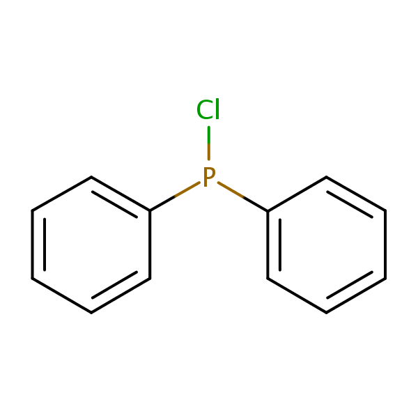 Diphenylphosphinous chloride structural formula