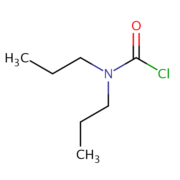 Dipropylcarbamoyl chloride structural formula