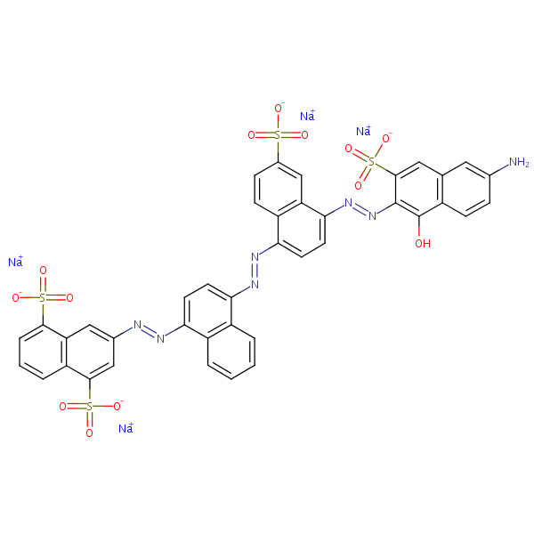Direct Blue 71 structural formula