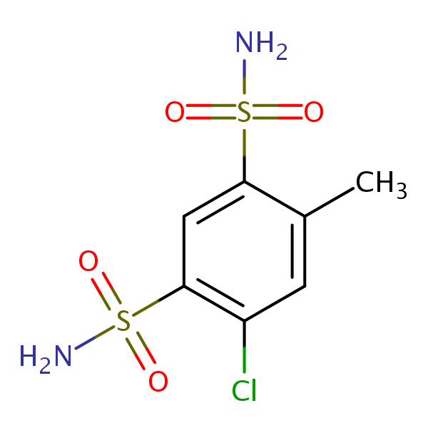 Disulfamide structural formula