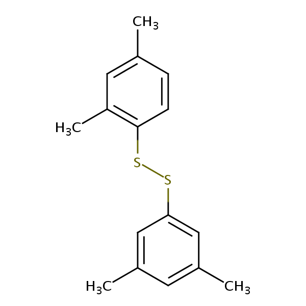 Disulfide, 2,4-dimethylphenyl 3,5-dimethylphenyl structural formula