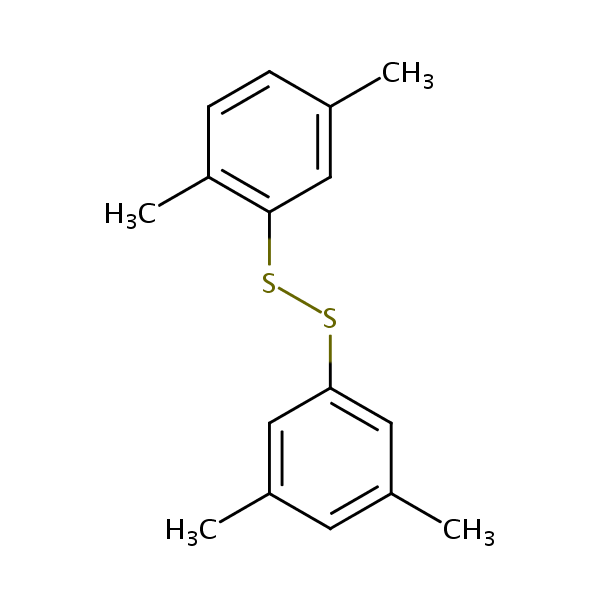 Disulfide, 2,5-dimethylphenyl 3,5-dimethylphenyl structural formula