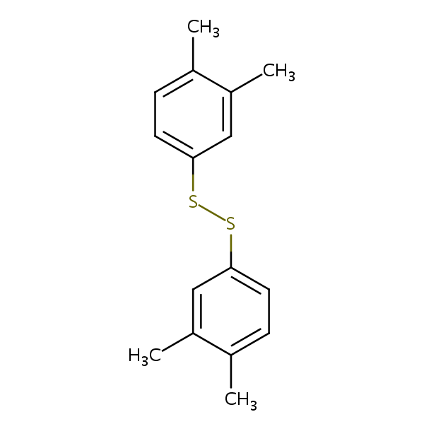 Disulfide, bis(3,4-dimethylphenyl) structural formula