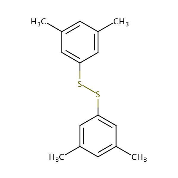 Disulfide, bis(3,5-dimethylphenyl) structural formula