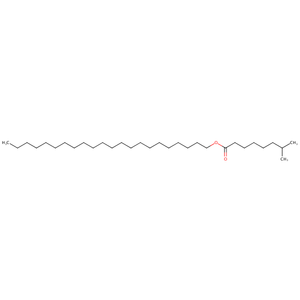 Docosyl isononanoate structural formula