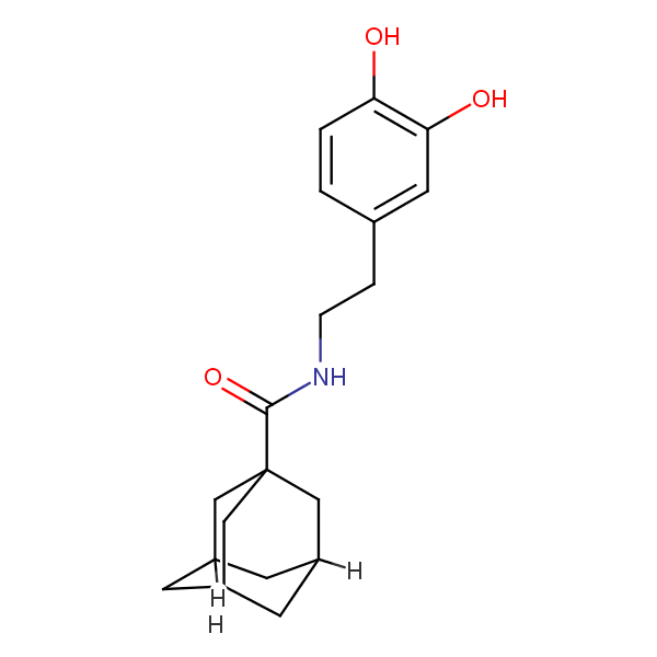 Dopamantine structural formula