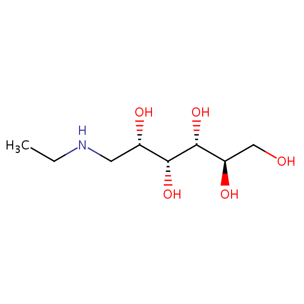 Eglumine structural formula
