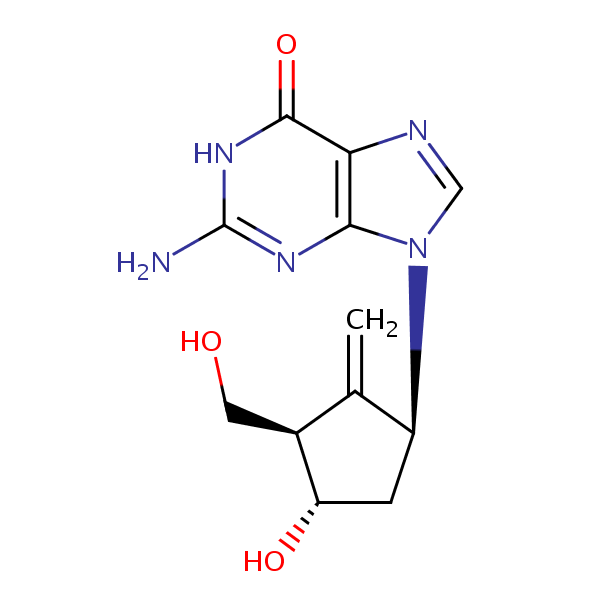 Entecavir structural formula