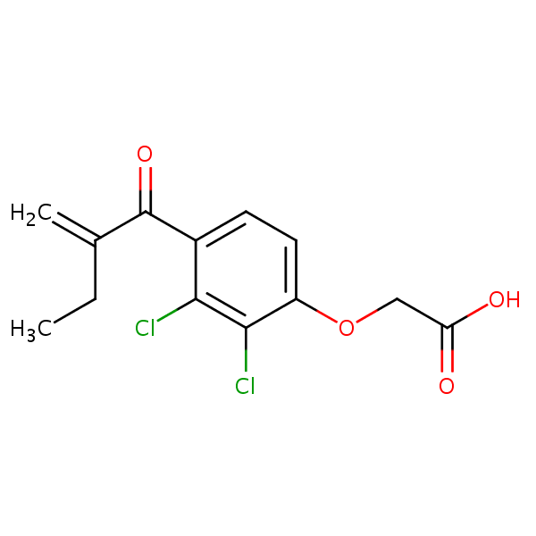 Ethacrynic acid structural formula