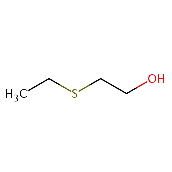 Ethanol, 2-(ethylthio)- structural formula