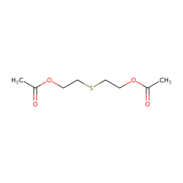 Ethanol, 2,2’-thiodi-, diacetate structural formula