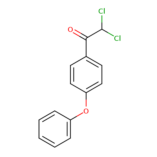 Ethanone, 2,2-dichloro-1-(4-phenoxyphenyl)- structural formula